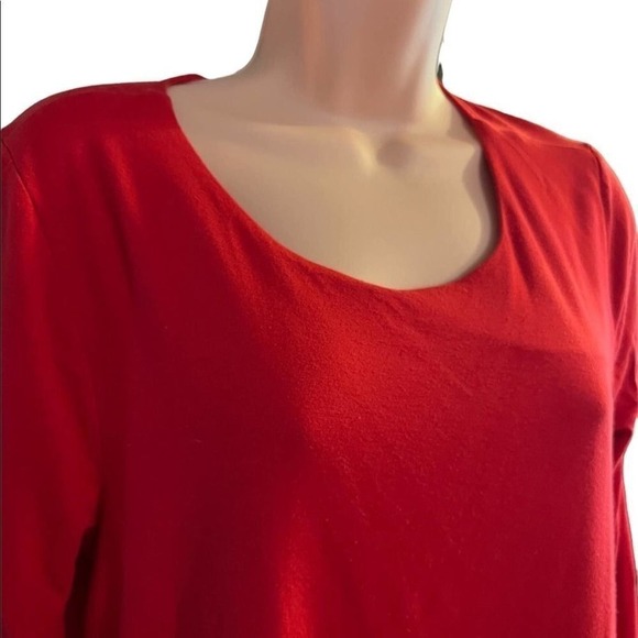 Vince Camuto red blouse/ tunic size M‎ - Picture 2 of 8